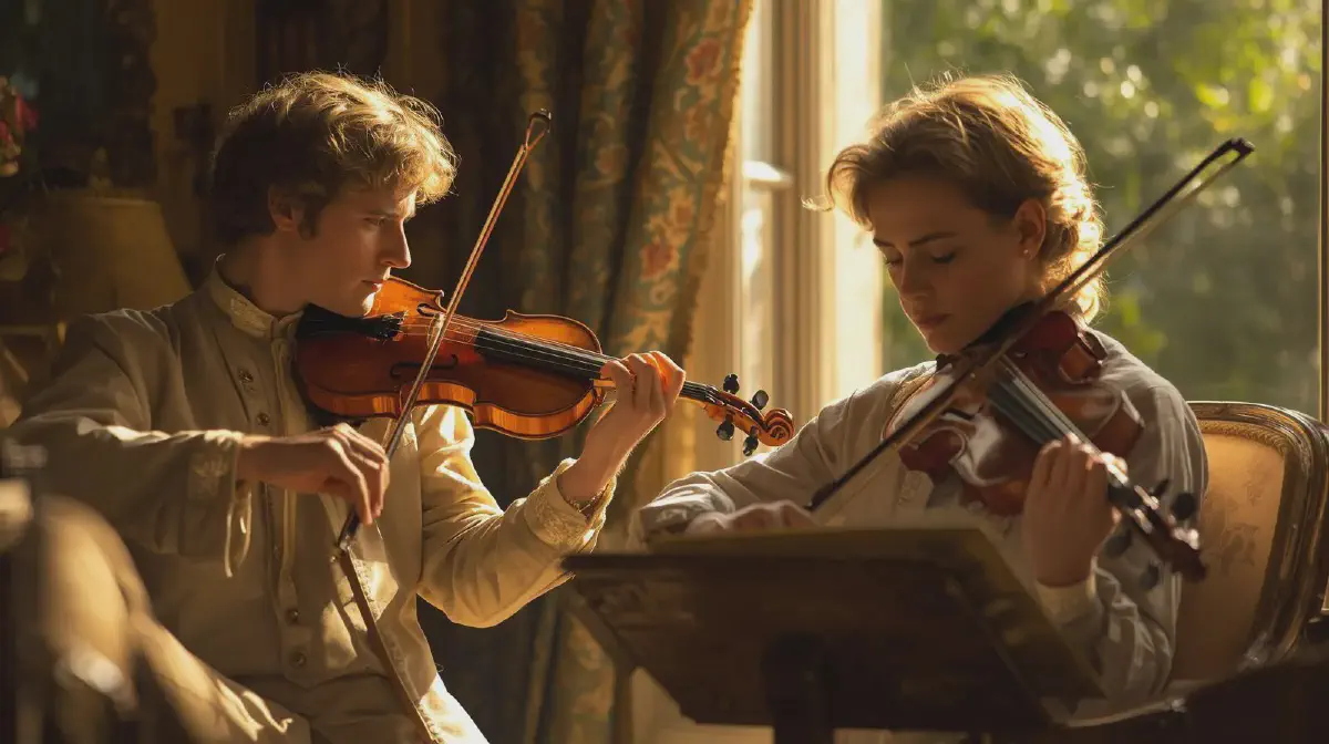 ふたりで語る午後 ― モーツァルト《ヴァイオリンとヴィオラのための二重奏曲 ト長調 K.423》